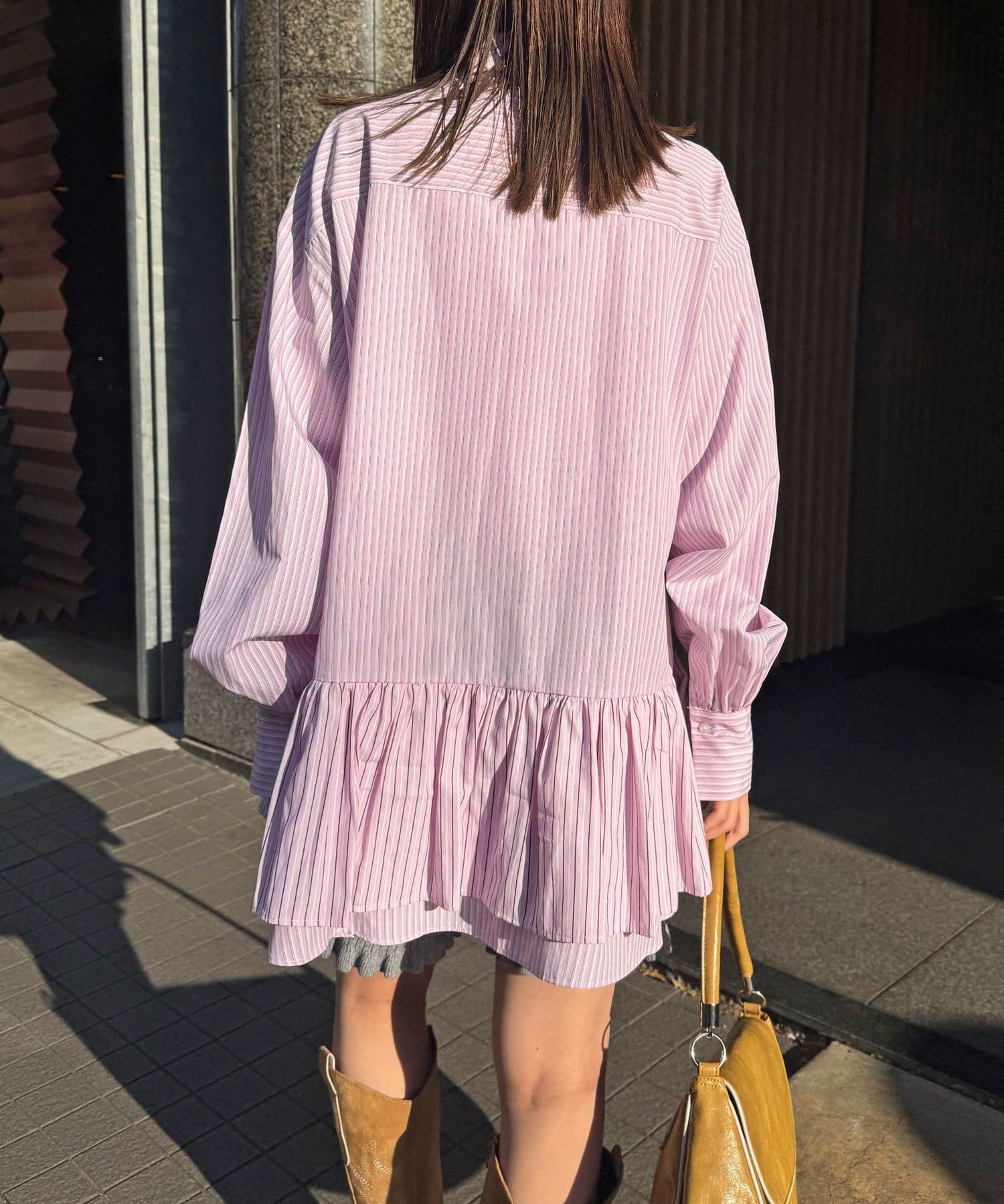 CIAOPANIC 多層束腰襯衫裙連TIE - Image 71