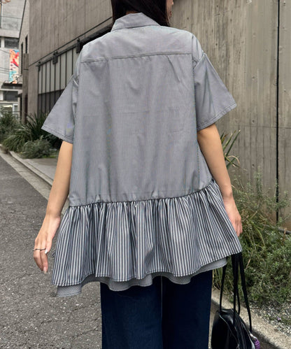 [短袖Ver] CIAOPANIC 多層束腰襯衫裙連TIE - Image 132
