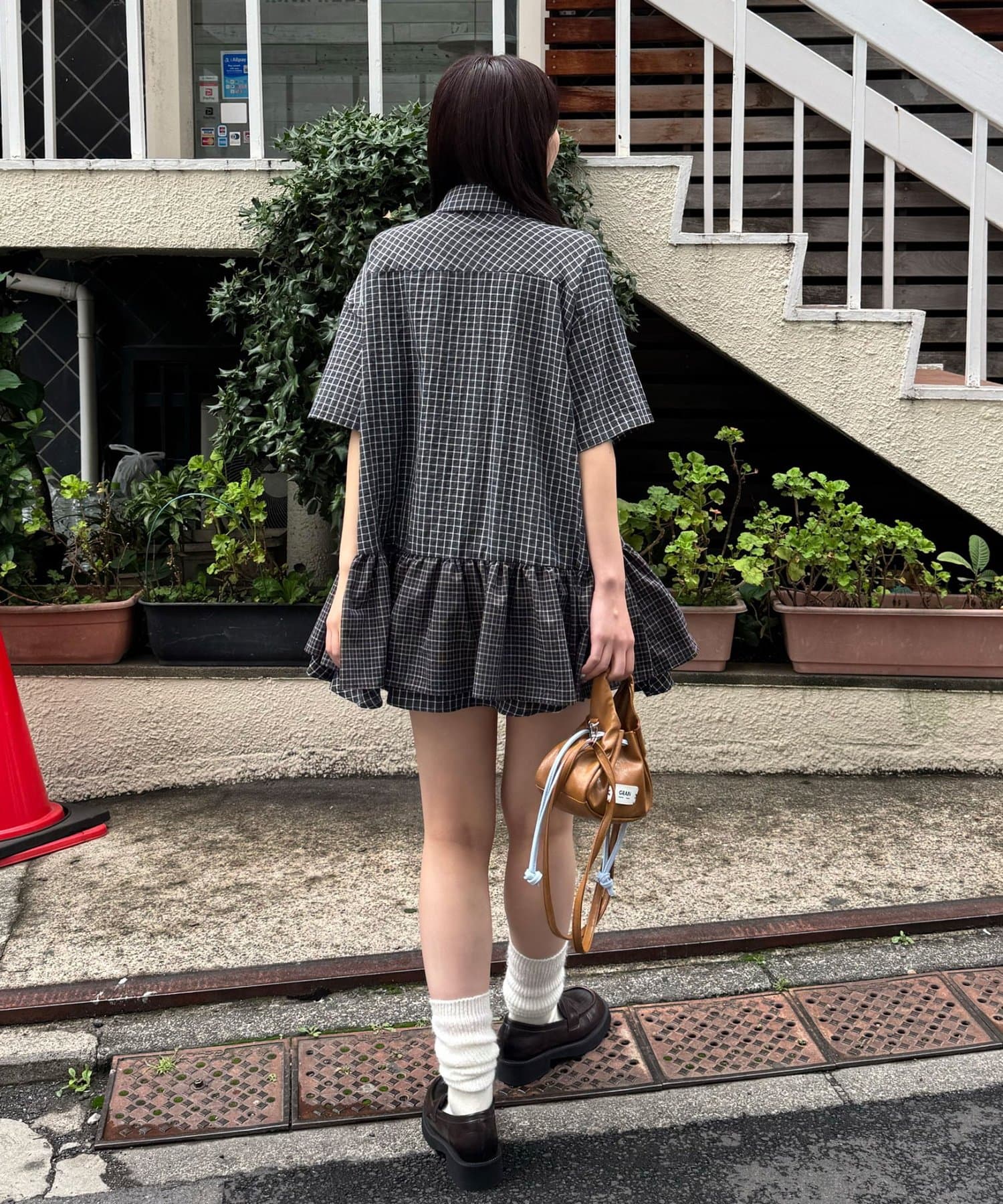 [短袖Ver] CIAOPANIC 多層束腰襯衫裙連TIE - Image 140