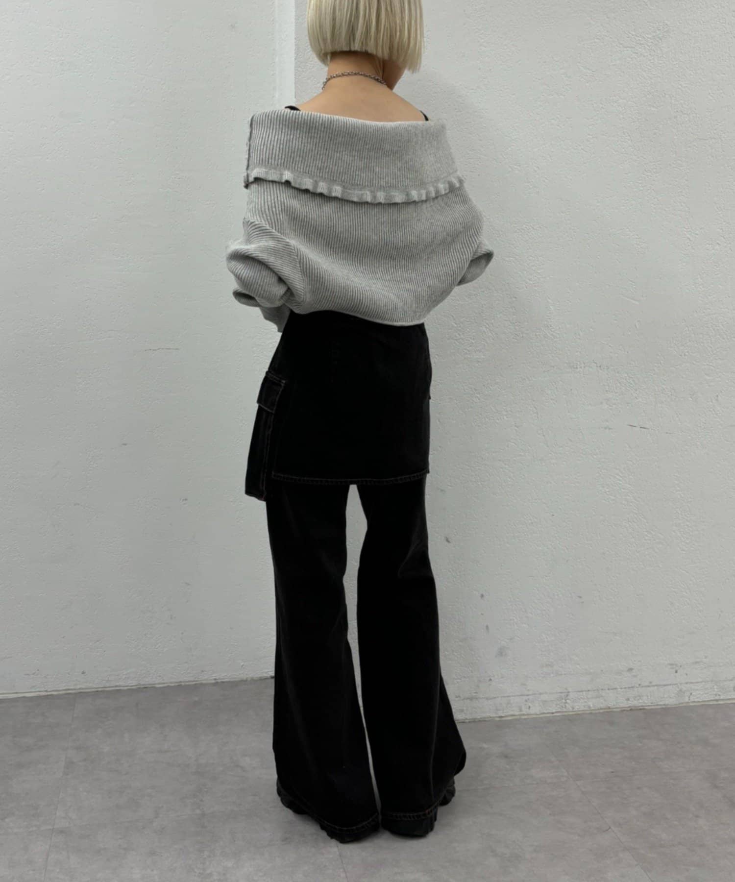 w closet Multi-way Ruffle Cardigan - Image 9