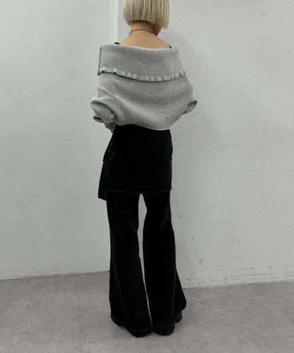 w closet Multi-way Ruffle Cardigan - Image 9