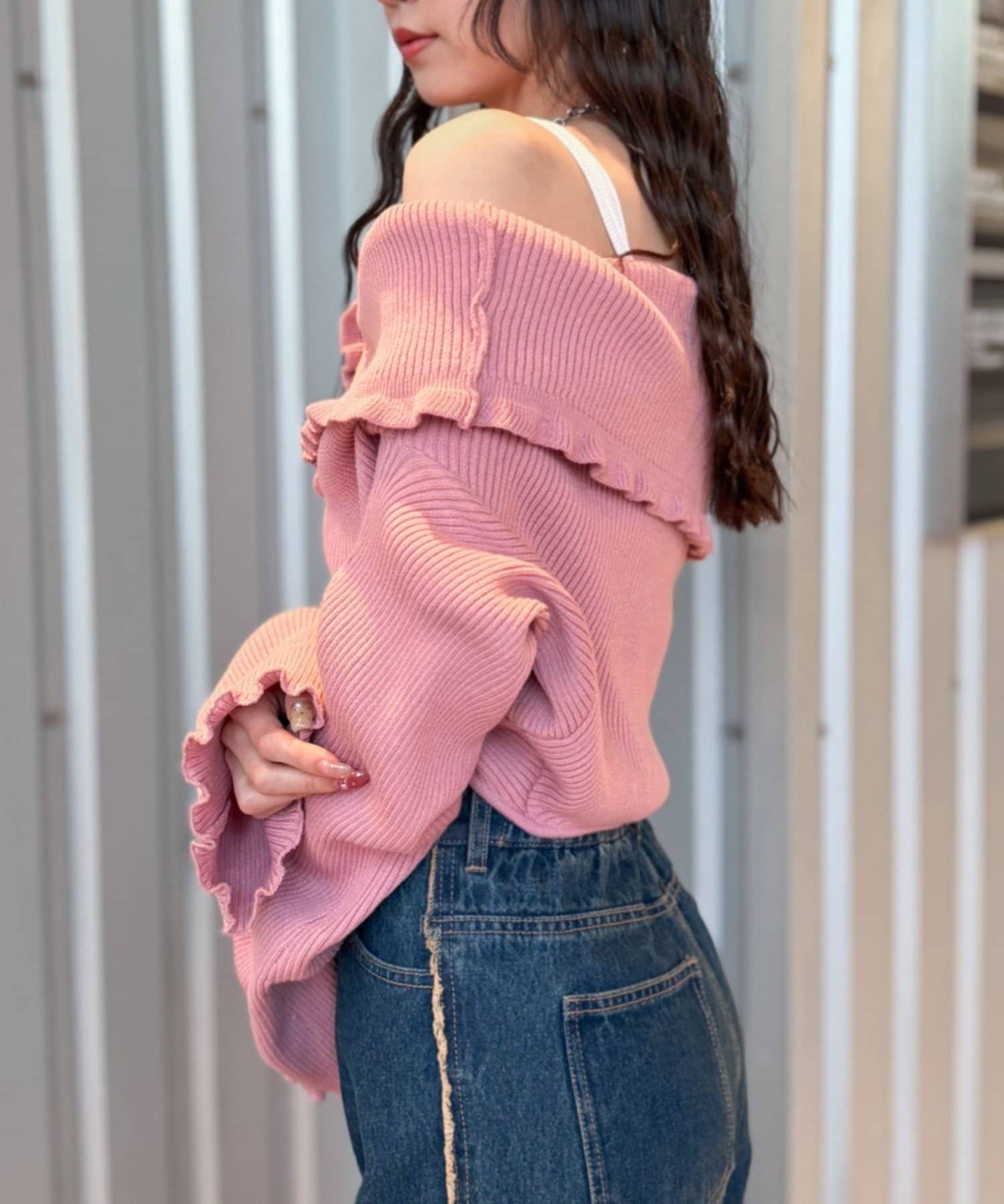 w closet Multi-way Ruffle Cardigan - Image 20