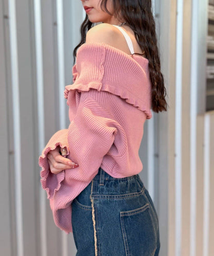 w closet Multi-way Ruffle Cardigan - Image 20