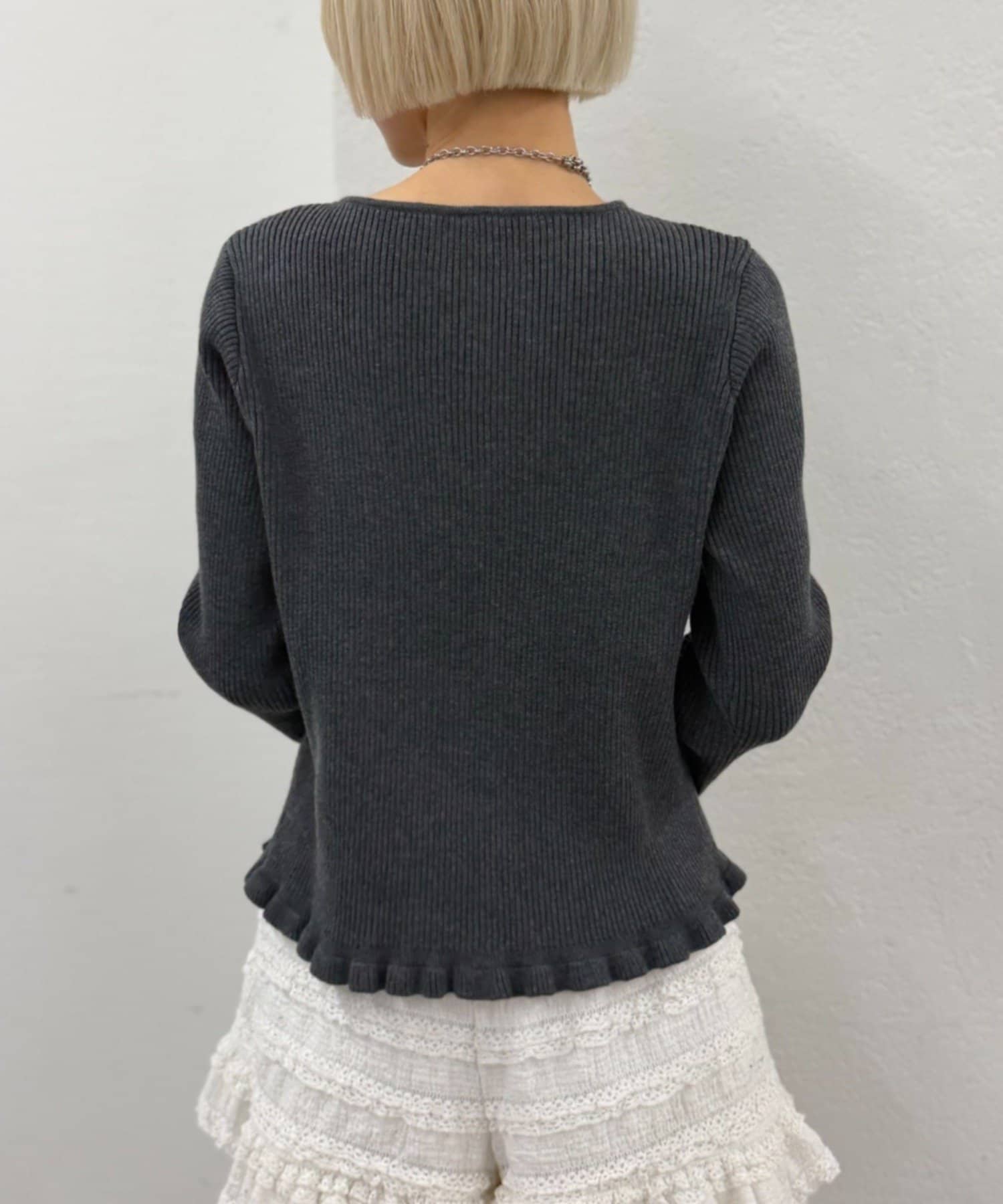 w closet Multi-way Ruffle Cardigan - Image 38