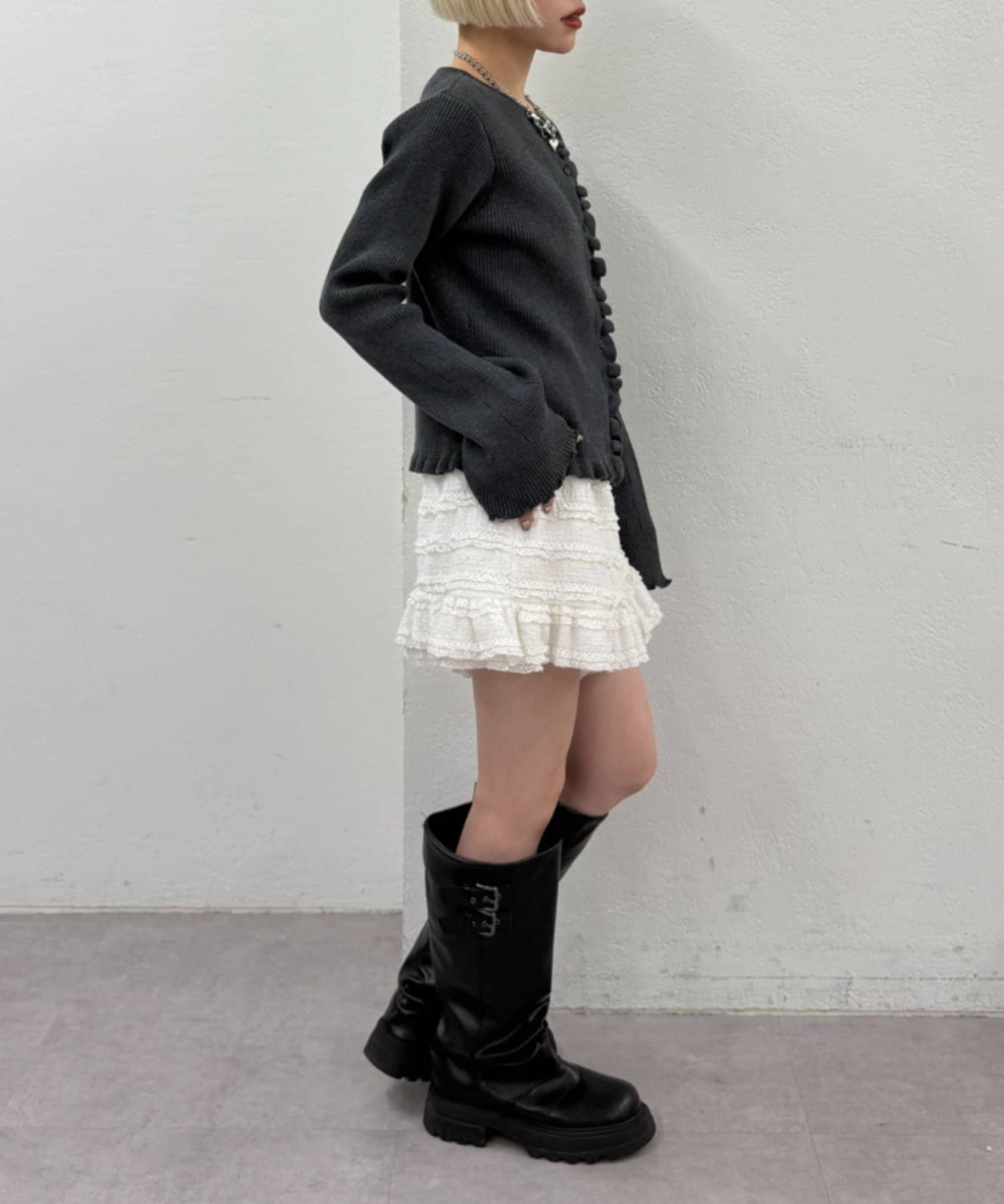 w closet Multi-way Ruffle Cardigan - Image 43