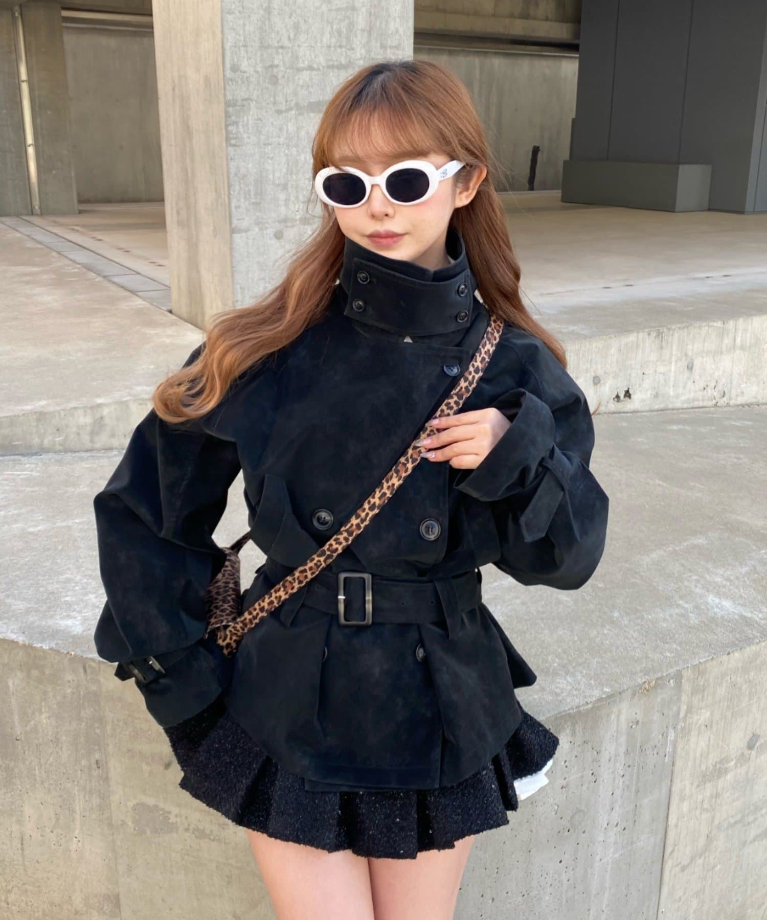 RAY CASSIN Short loose trench coat - Image 28