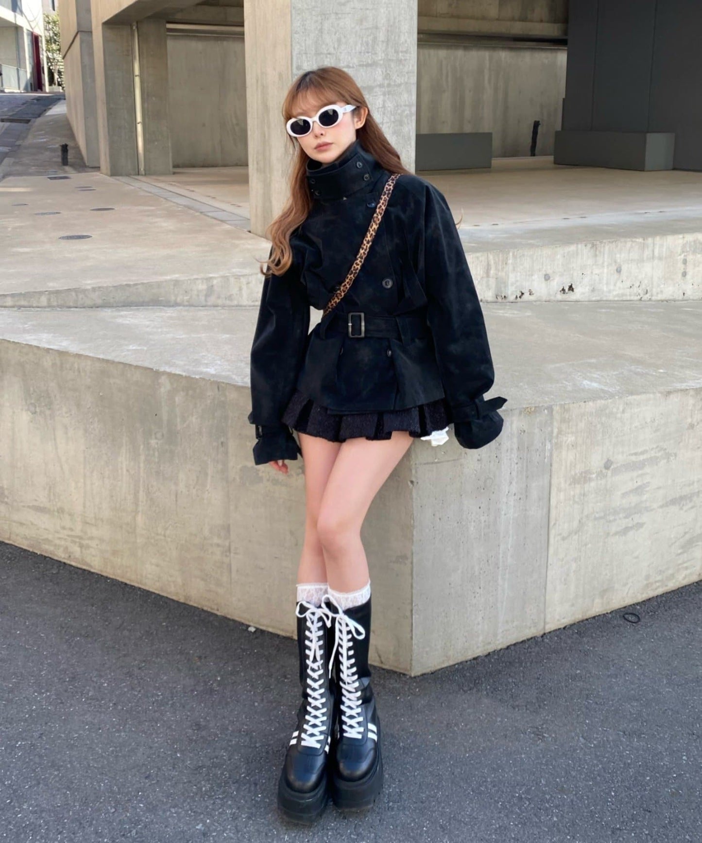 RAY CASSIN Short loose trench coat - Image 30