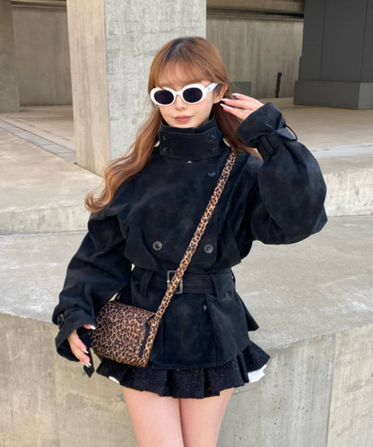 RAY CASSIN Short loose trench coat - Image 32