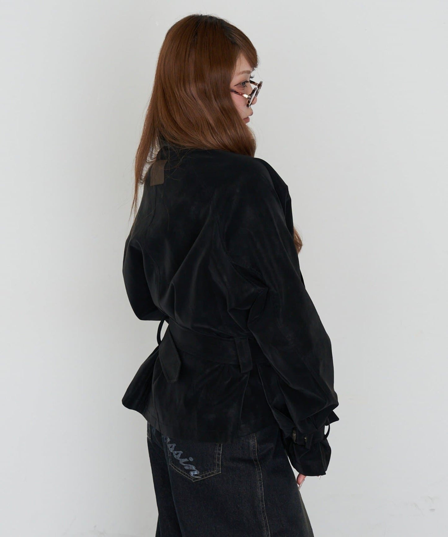 RAY CASSIN Short loose trench coat - Image 36