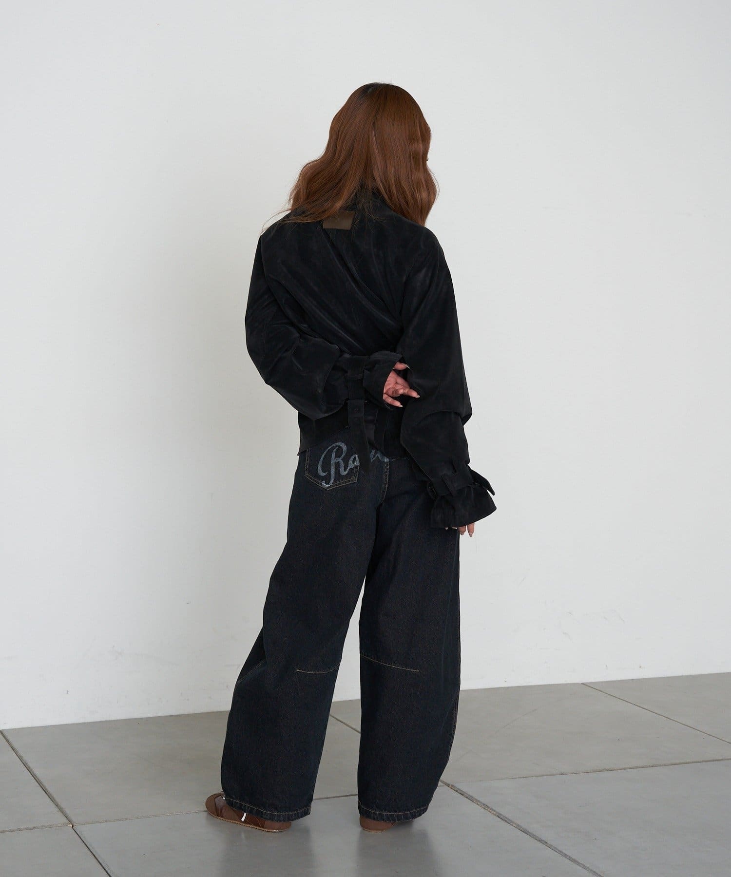 RAY CASSIN Short loose trench coat - Image 39