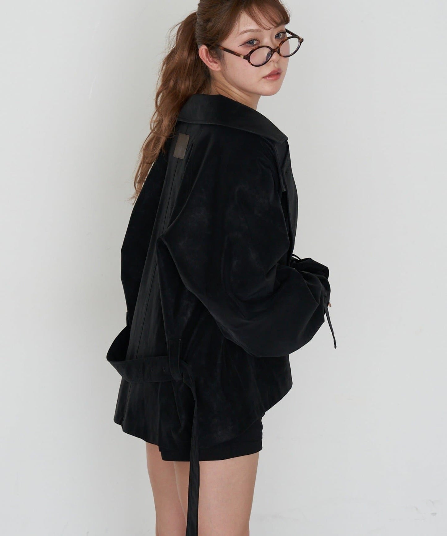 RAY CASSIN Short loose trench coat - Image 47