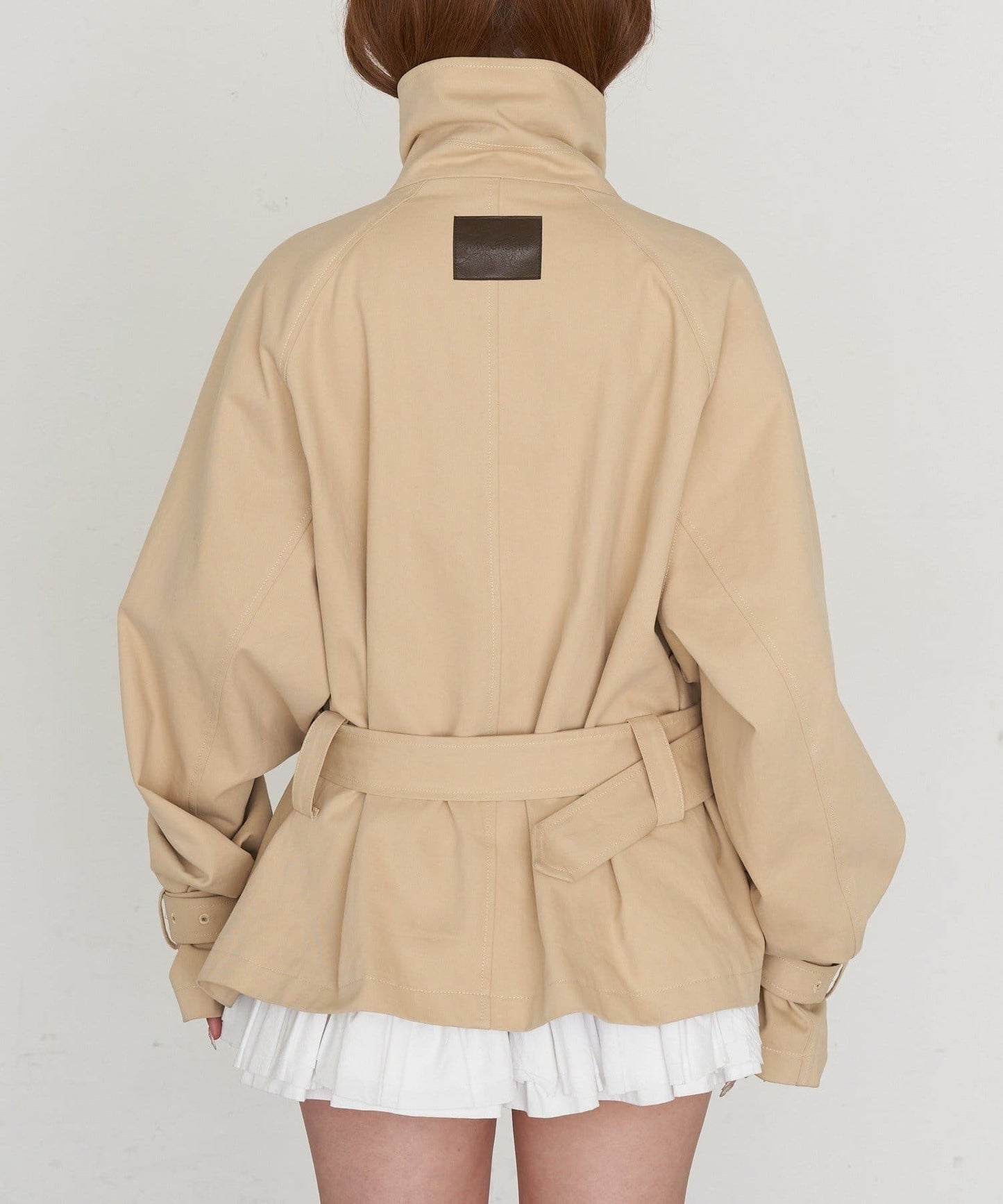 RAY CASSIN Short loose trench coat - Image 55