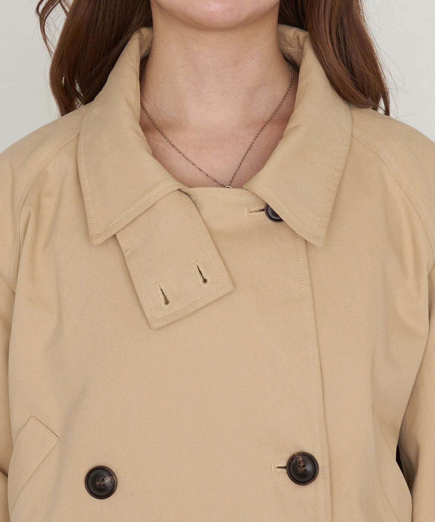 RAY CASSIN Short loose trench coat - Image 56