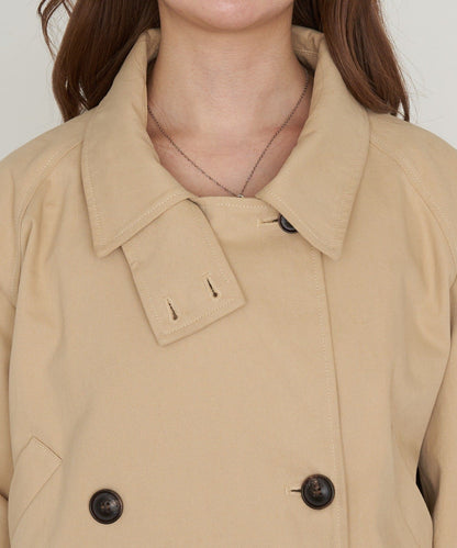 RAY CASSIN Short loose trench coat - Image 56
