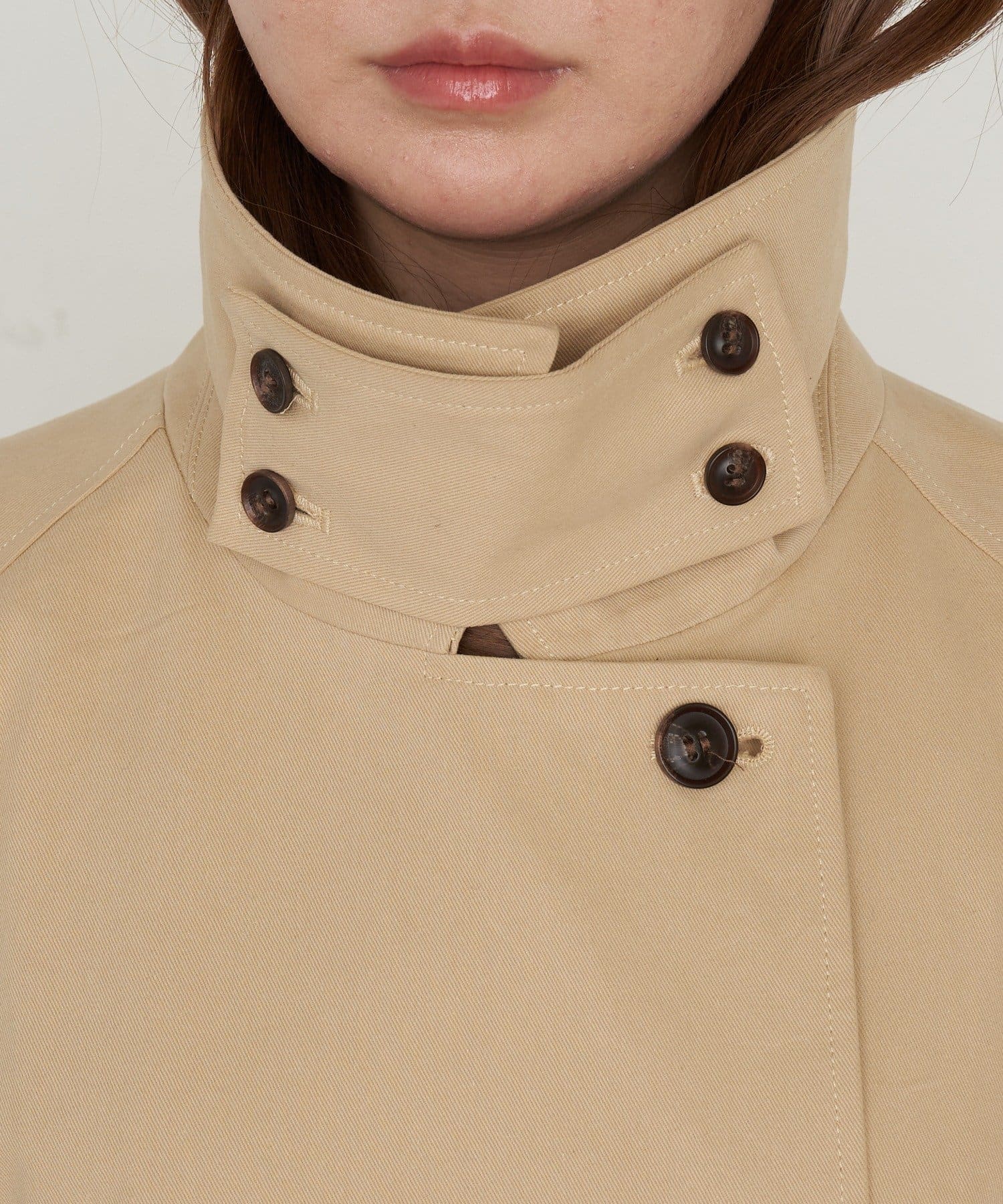 RAY CASSIN Short loose trench coat - Image 57