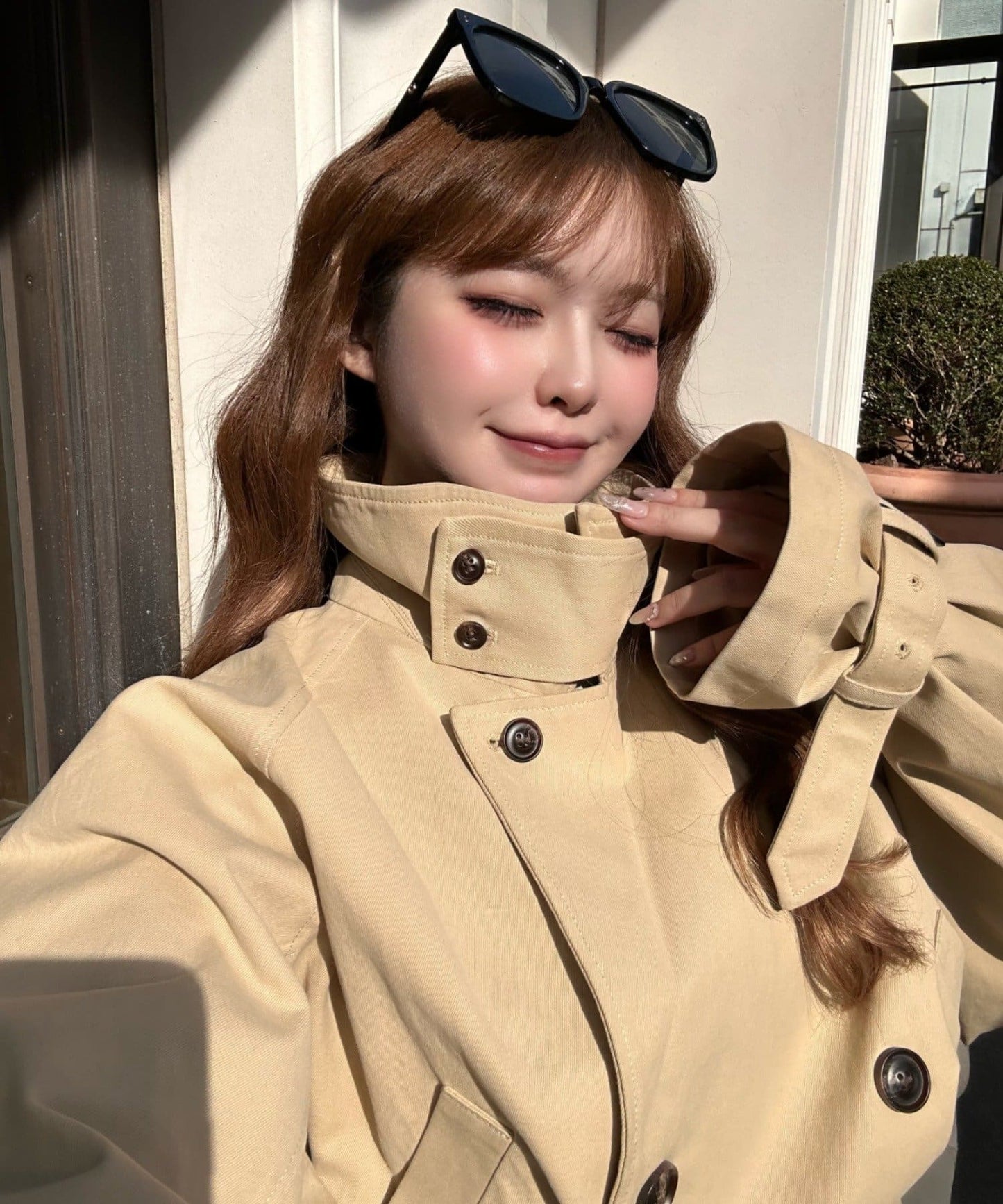 RAY CASSIN Short loose trench coat - Image 11