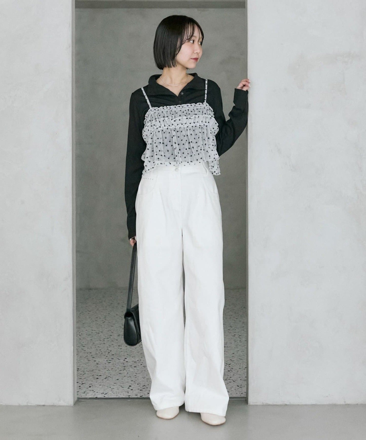 mystic 薄紗 flower bustier - Image 5