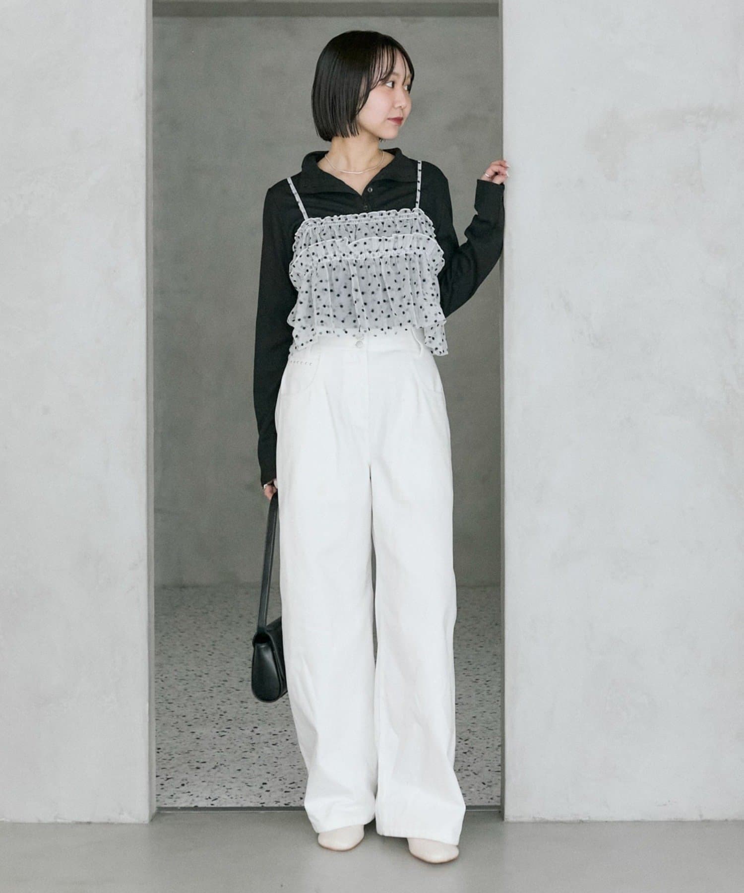 mystic 薄紗 flower bustier - Image 5