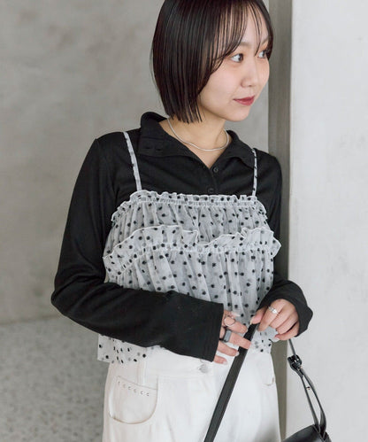 mystic 薄紗 flower bustier - Image 9