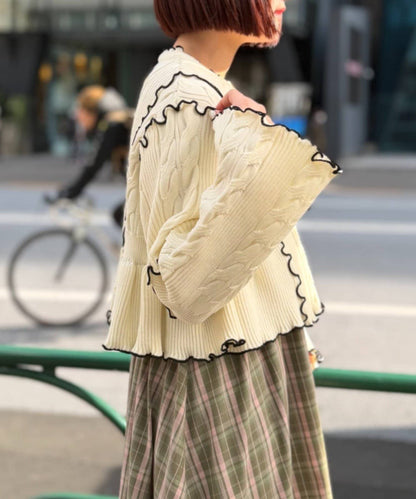 [人氣款2.0 -  材質版型升級] w closet 靚配色針織Cardigan - Image 8