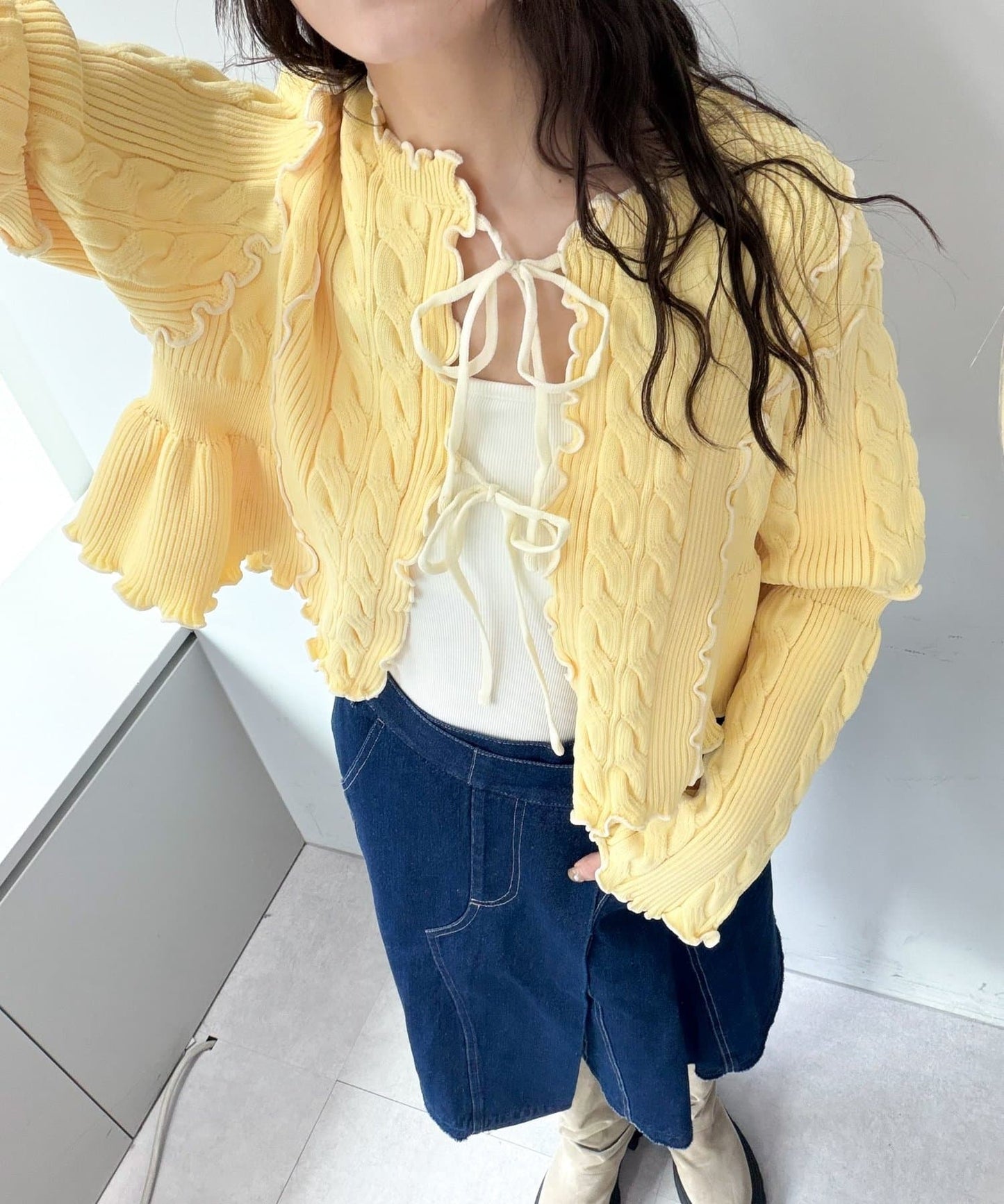 [人氣款2.0 -  材質版型升級] w closet 靚配色針織Cardigan - Image 28