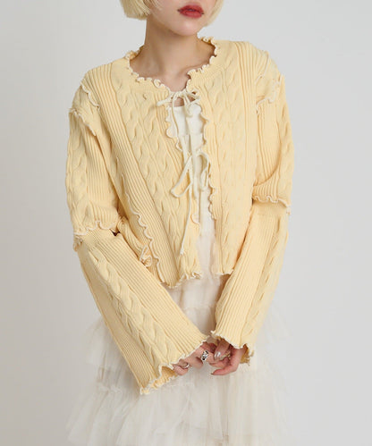 [人氣款2.0 -  材質版型升級] w closet 靚配色針織Cardigan - Image 15