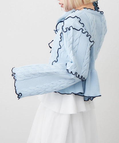 [人氣款2.0 -  材質版型升級] w closet 靚配色針織Cardigan - Image 30