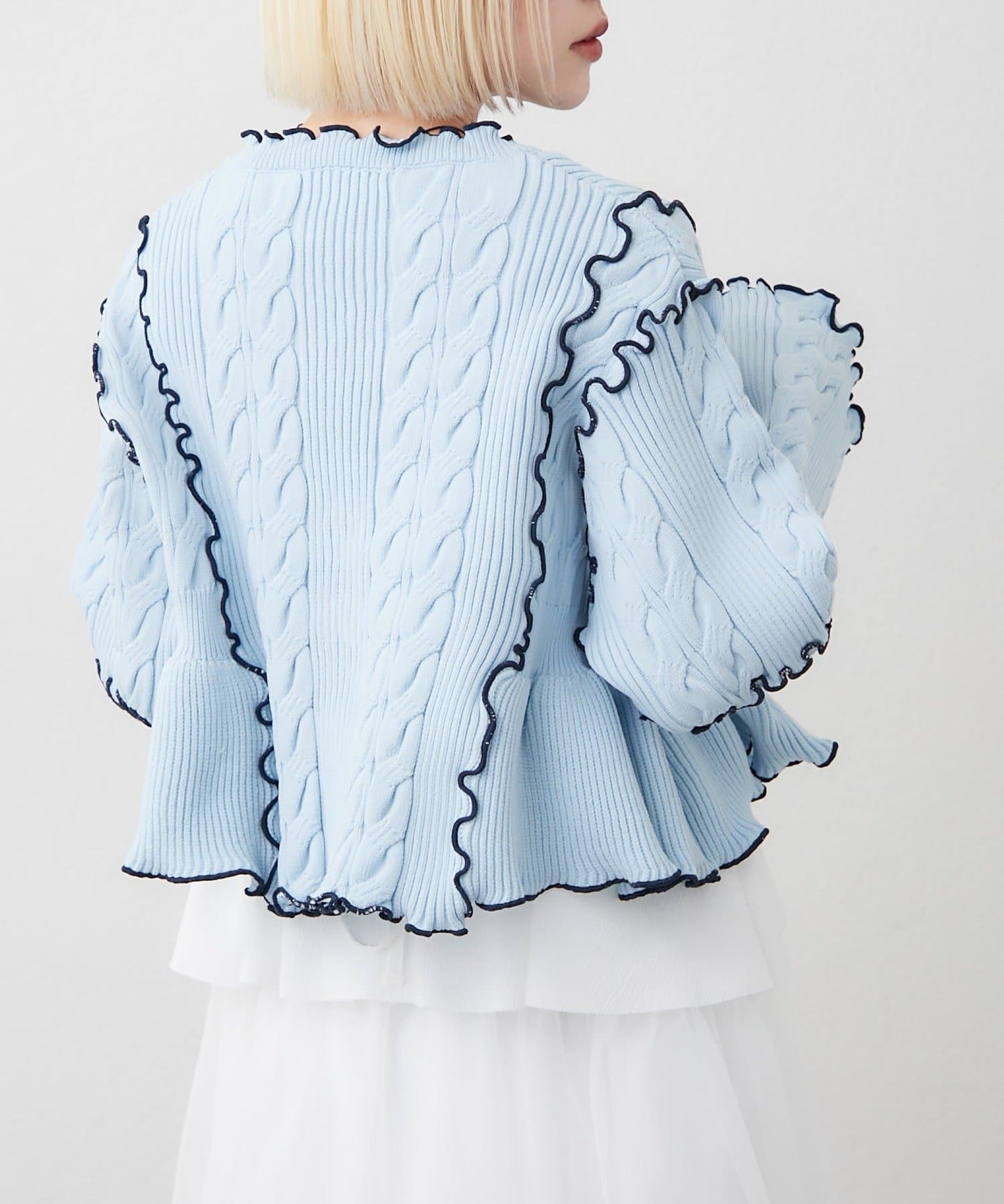 [人氣款2.0 -  材質版型升級] w closet 靚配色針織Cardigan - Image 31