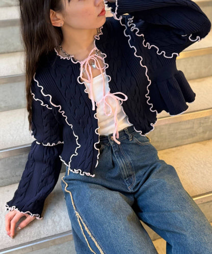 [人氣款2.0 -  材質版型升級] w closet 靚配色針織Cardigan - Image 36