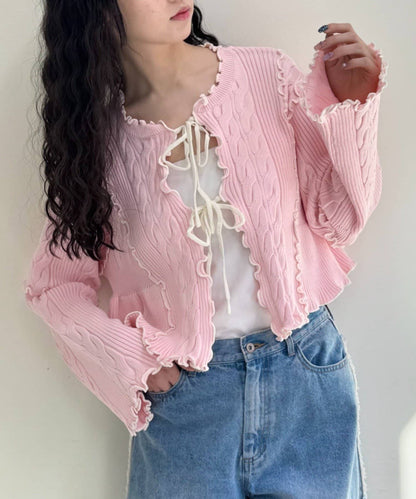 [人氣款2.0 -  材質版型升級] w closet 靚配色針織Cardigan - Image 6