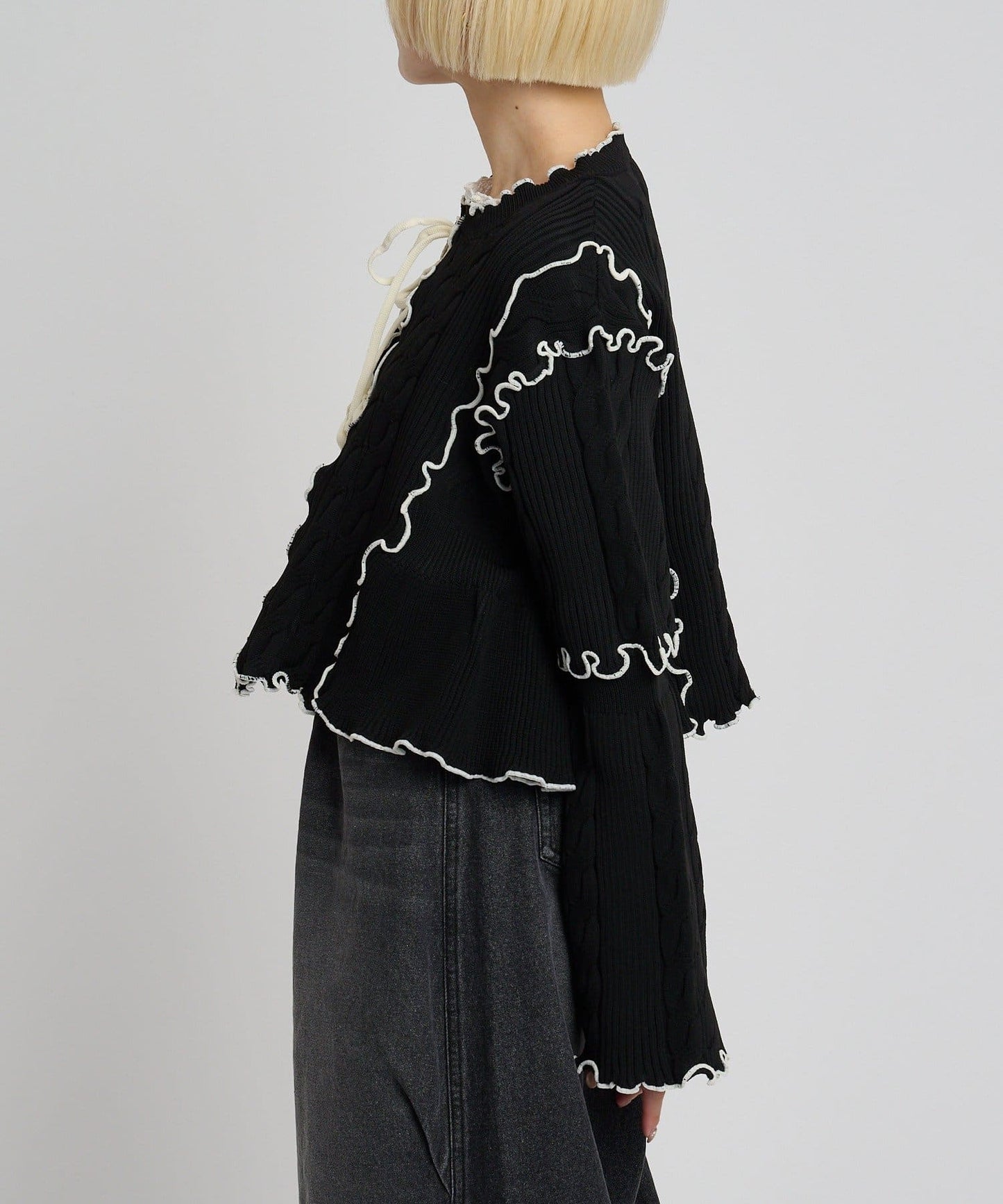 [人氣款2.0 -  材質版型升級] w closet 靚配色針織Cardigan - Image 55