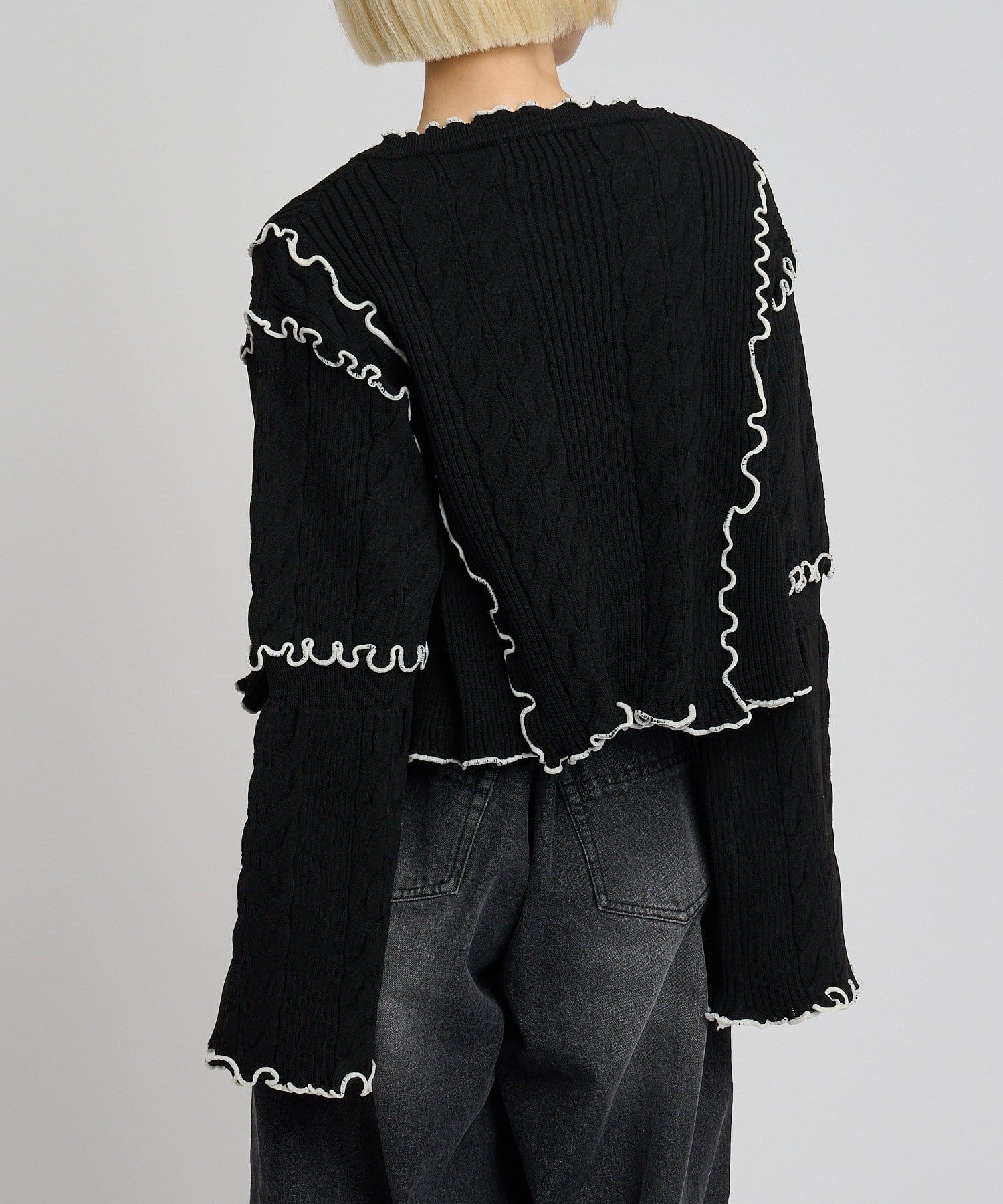 [人氣款2.0 -  材質版型升級] w closet 靚配色針織Cardigan - Image 56