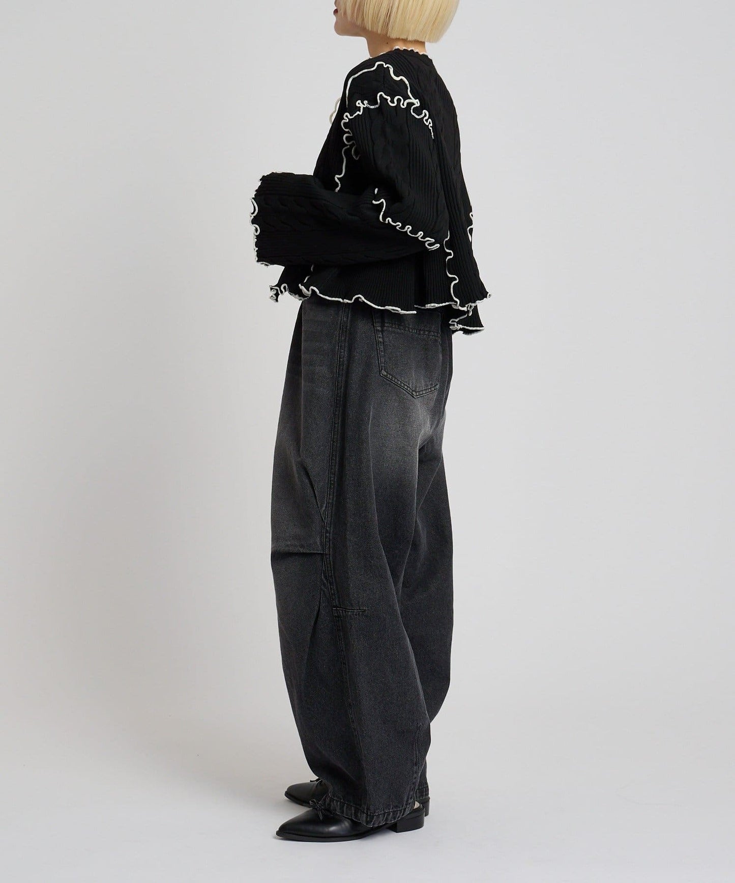 [人氣款2.0 -  材質版型升級] w closet 靚配色針織Cardigan - Image 58