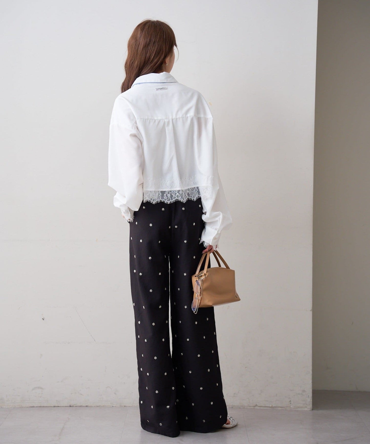 mystic 下擺Lace條紋Shirt - Image 39