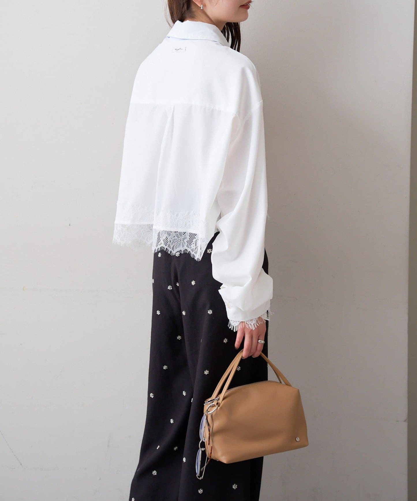 mystic 下擺Lace條紋Shirt - Image 31
