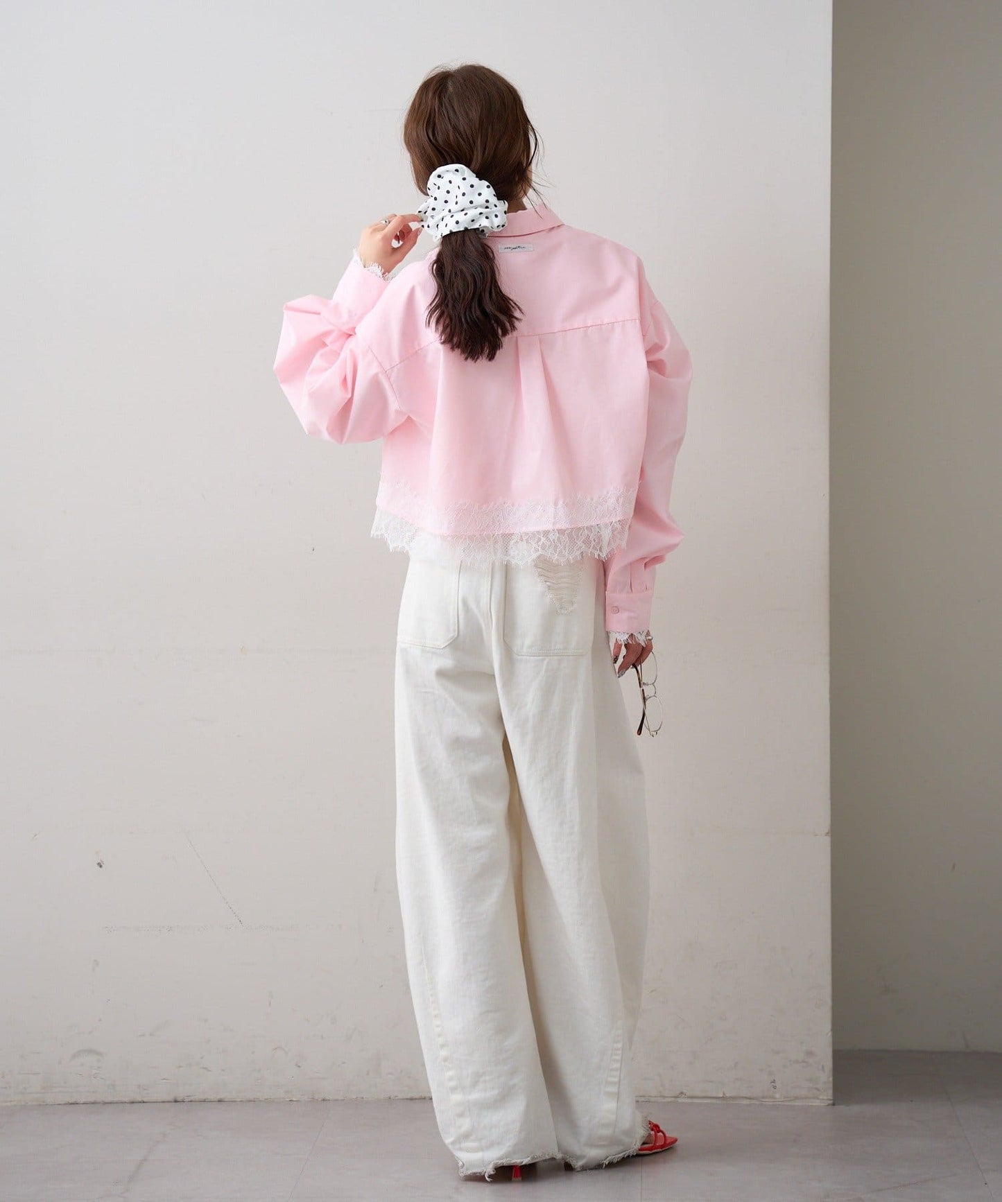 mystic 下擺Lace條紋Shirt - Image 46