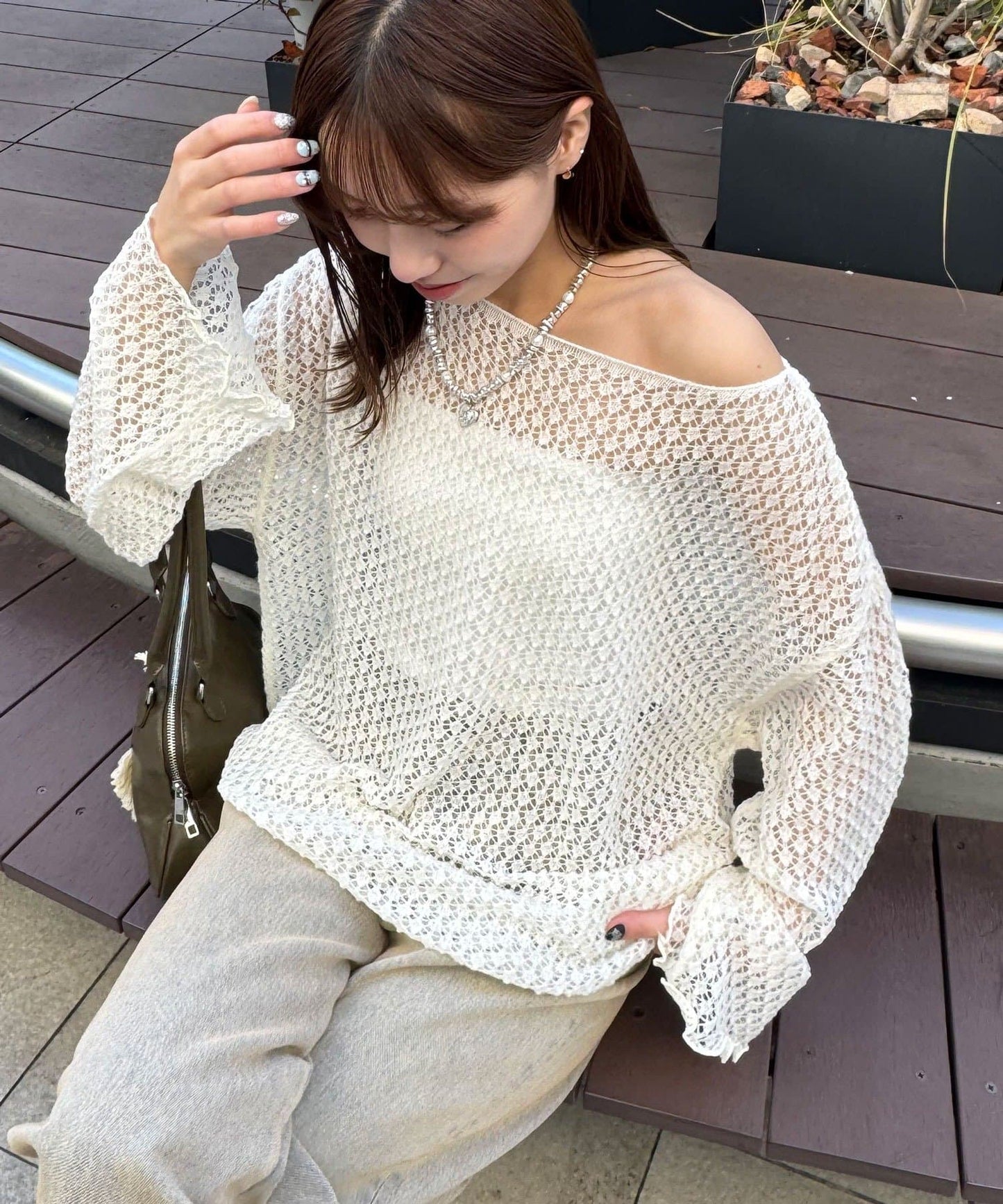 CIAOPANIC Loose Knit Pullover - Image 1