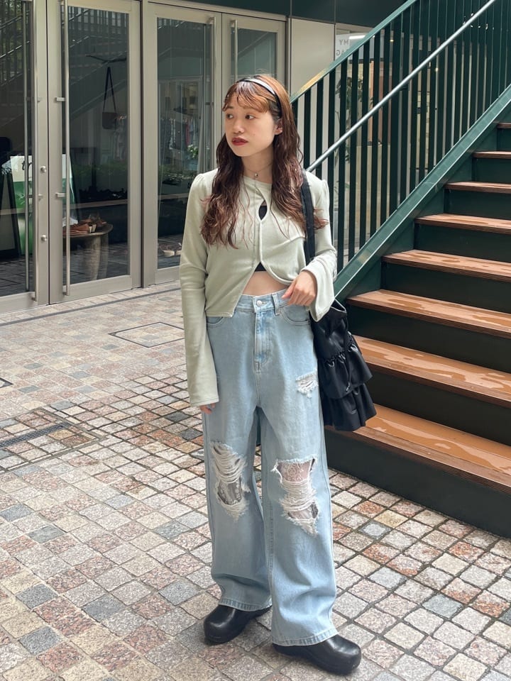 [大人氣] Kastane Lace Denim