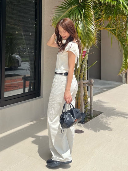 Kastane 羅紋修身掛脖露背Henley Tee - Image 74