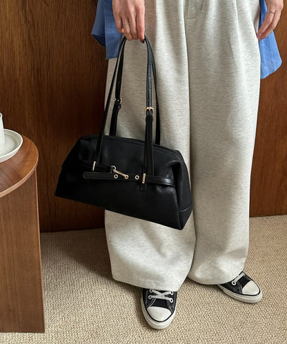 DISCOAT Metal Belt Long Handle Boston Bag - Image 5