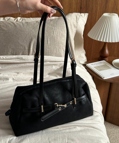 DISCOAT Metal Belt Long Handle Boston Bag - Image 7