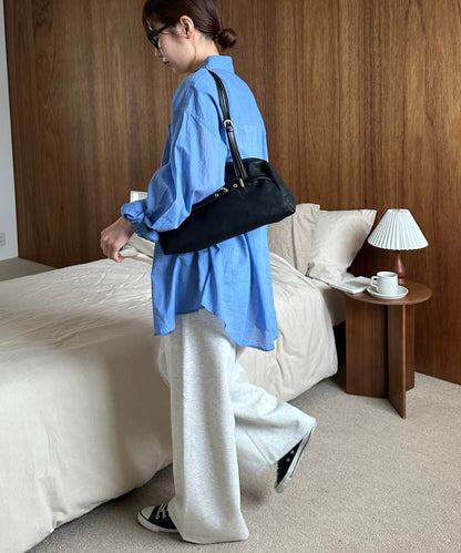 DISCOAT Metal Belt Long Handle Boston Bag - Image 8