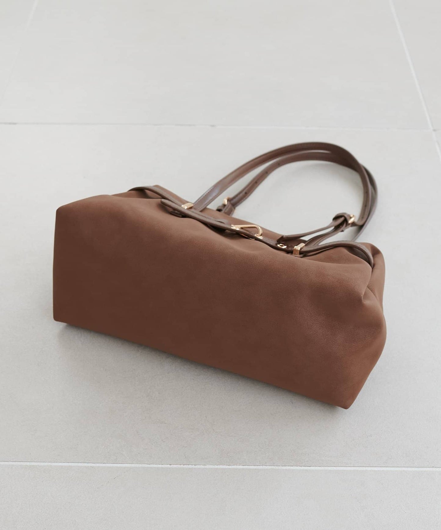 DISCOAT Metal Belt Long Handle Boston Bag - Image 29