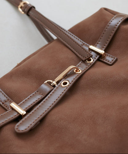 DISCOAT Metal Belt Long Handle Boston Bag - Image 30