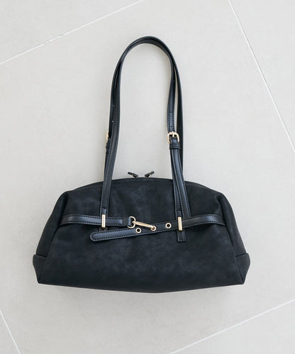 DISCOAT Metal Belt Long Handle Boston Bag - Image 25