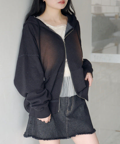 Kastane Lace sweatshirt hoodie - Image 1