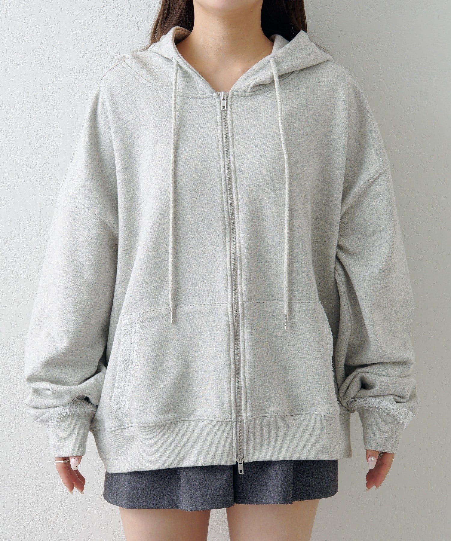 Kastane Lace sweatshirt hoodie - Image 15