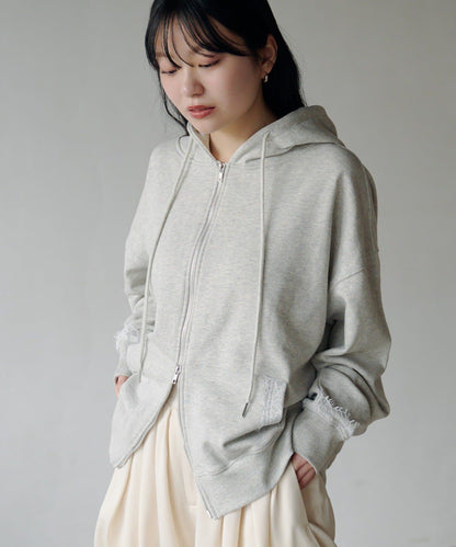 Kastane Lace sweatshirt hoodie - Image 3