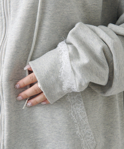 Kastane Lace sweatshirt hoodie - Image 21