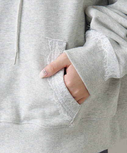 Kastane Lace sweatshirt hoodie - Image 23